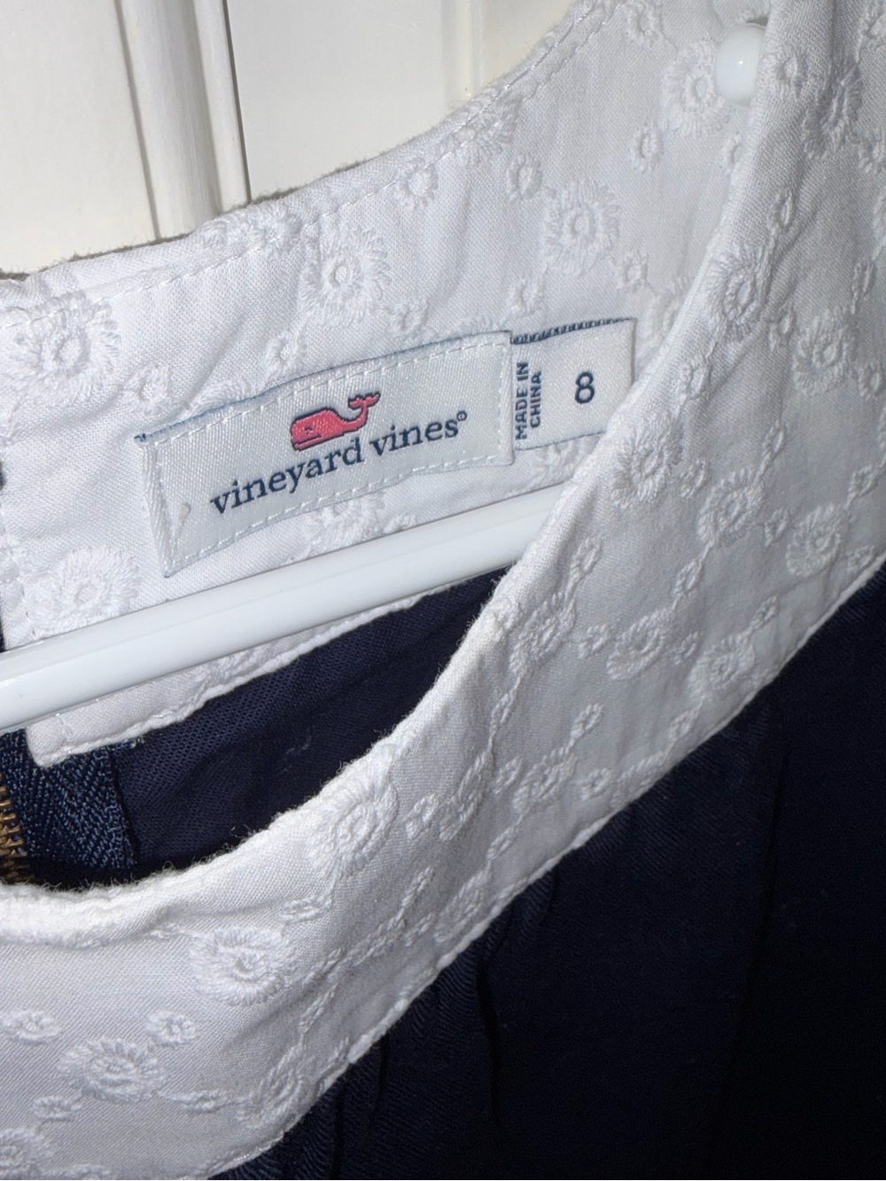 Vineyard Vines Navy Blue White Whale Dress - Picture 4 of 6